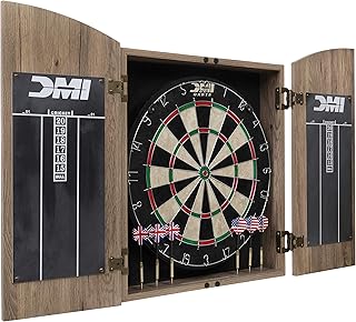 DMI Sports Dublin Bristle Dartboard Cabinet Set