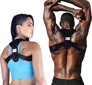 Posture Corrector for Men and Women-Upper Back Brace Clavicle Support Device for Thoracic Kyphosis-Adjustable Back Straightener-Neck, Back & Shoulder Pain Relief-Improve Posture (Medium)