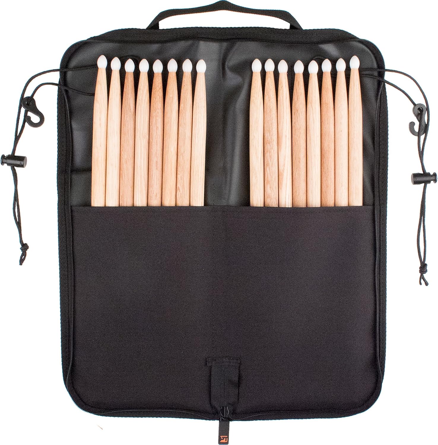 Protec Heavy Ready Series Drum Stick / Mallet Bag for Up to 8 Pairs of Sticks, Model # HR337,Black