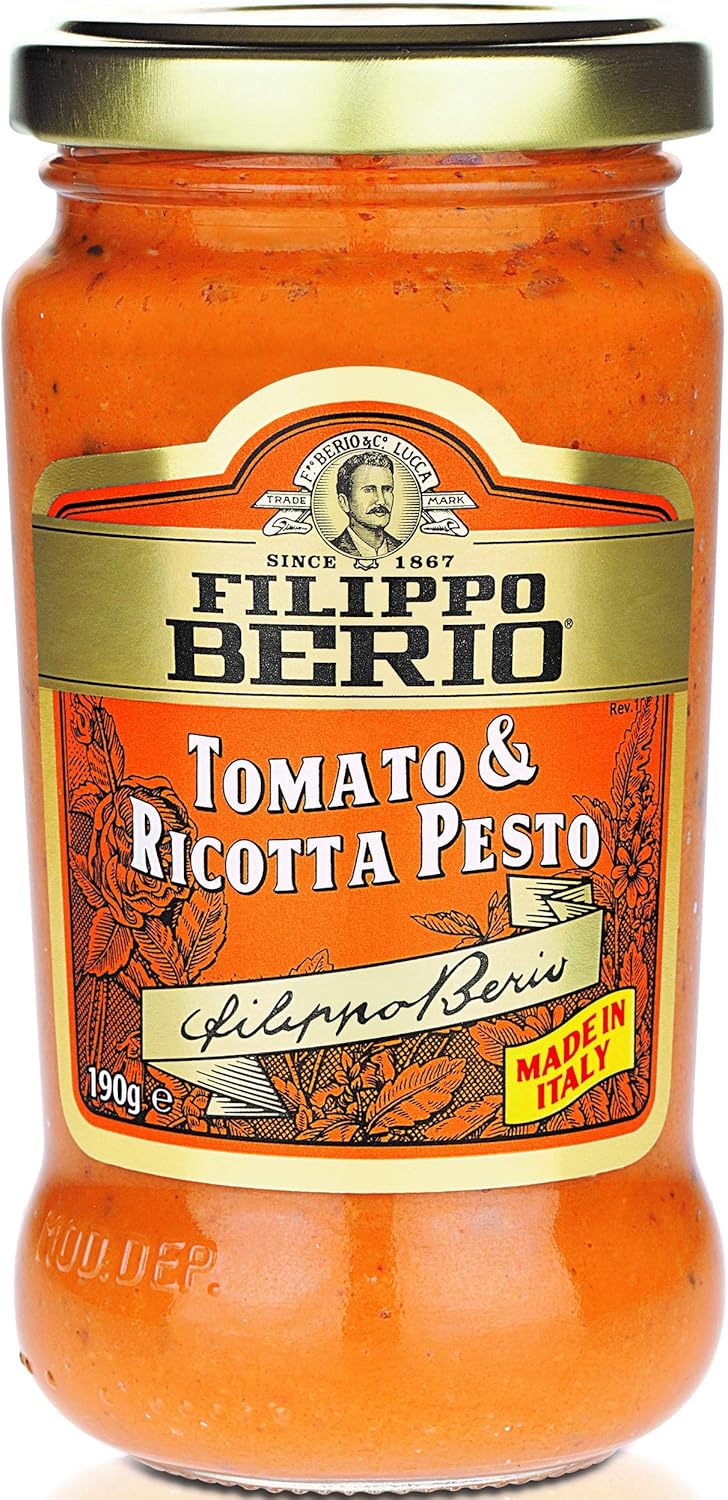 Filippo Berio Tomato and Ricotta Pesto, 190g : Amazon.co.uk: Grocery