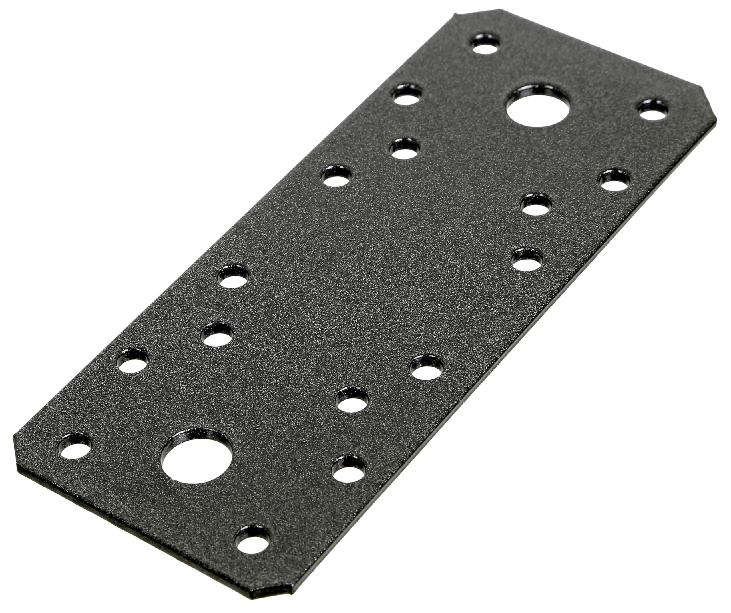 Alberts 822866 DURAVIS® Platine d'assemblage | en noir diamant, à couche duplex | taille 133 x 55 x 2,5 mm | kit de 30