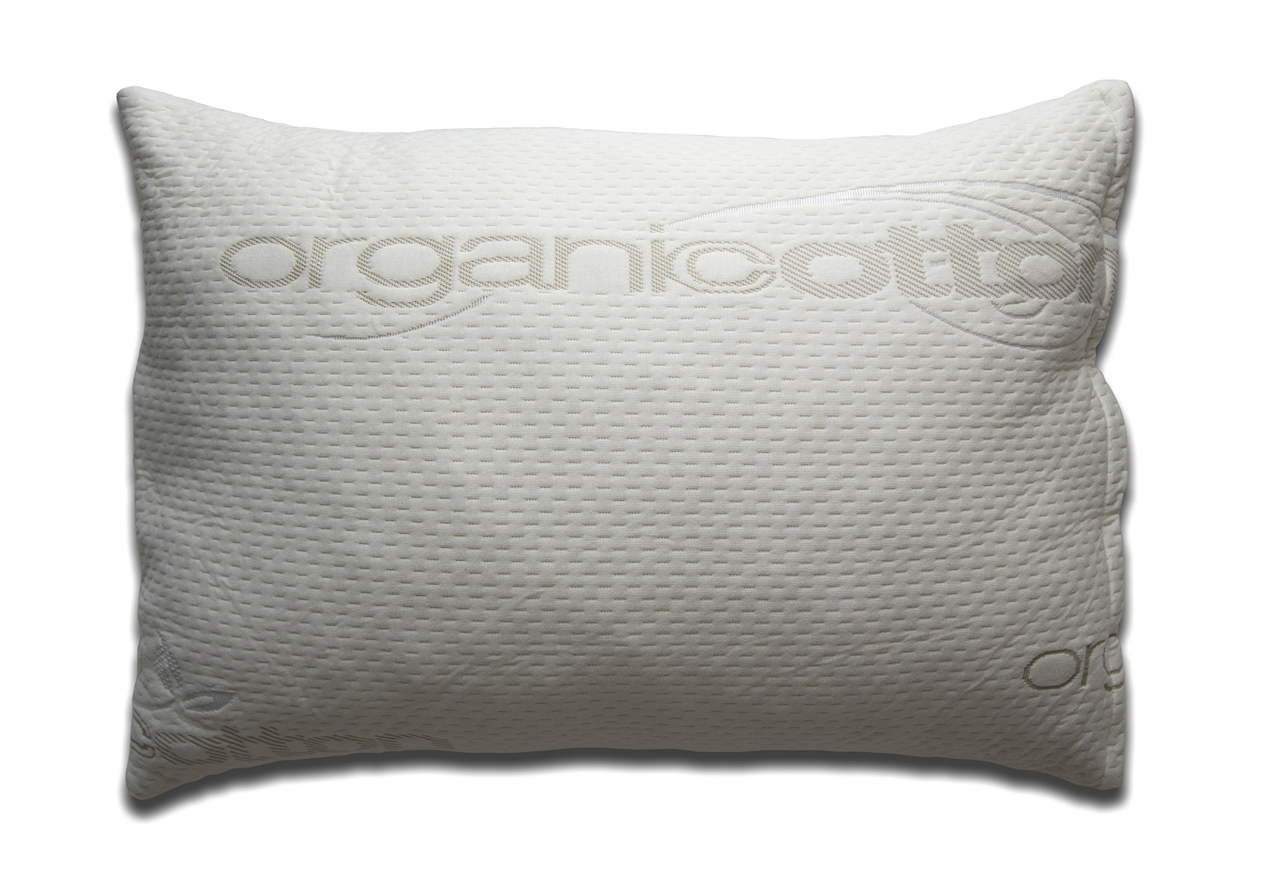 Queen Anne Luxury Hotel- Latex Foam Beads Pillow - Molds You Your Sleep Style- Adjustable Comfort Levels - Naturally Hypoallergenic & Allergy Free - Made in USA (King)