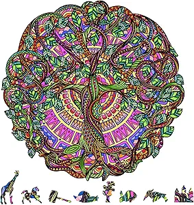 Tree of Life 1000-piece Wooden Puzzle for Adults