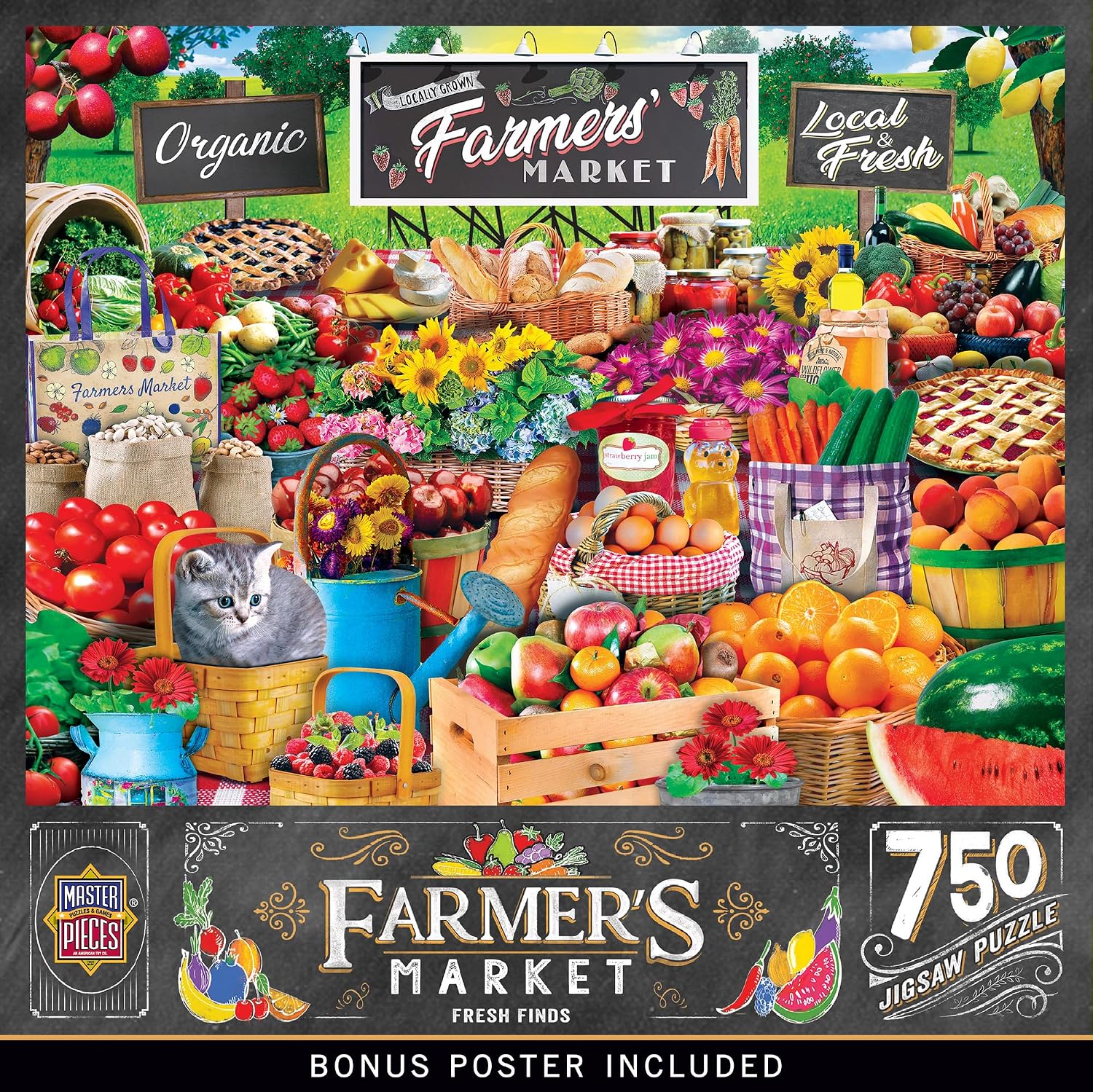 Masterpieces Fresh Finds Jigsaw Puzzle - 750 Piece Puzzle for Adults - Ages 14+