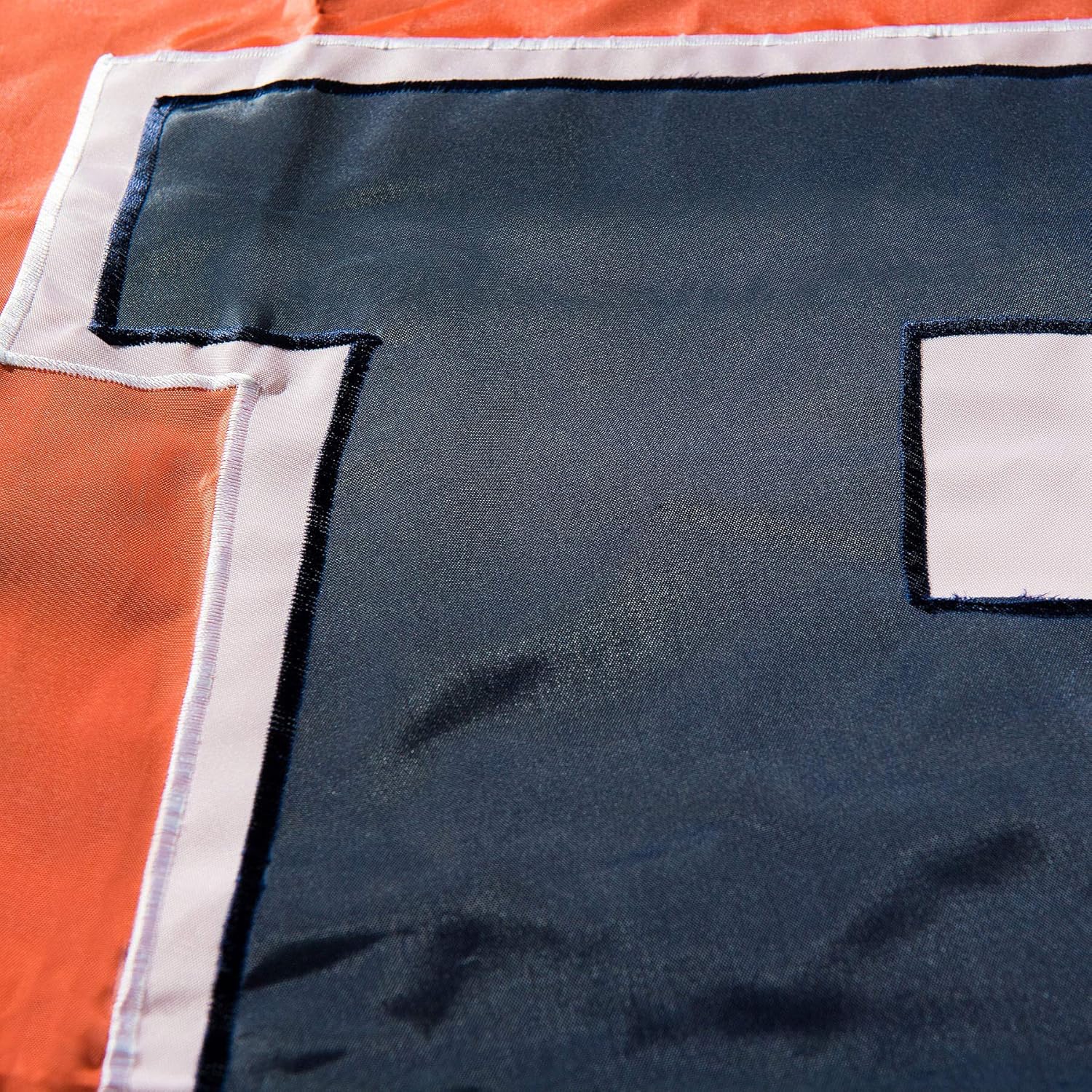 Illinois Fighting Illini Embroidered and Stitched Nylon Flag - Image 3