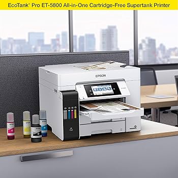 Amazon.com: Epson EcoTank Pro ET-5800 Wireless Color All-in