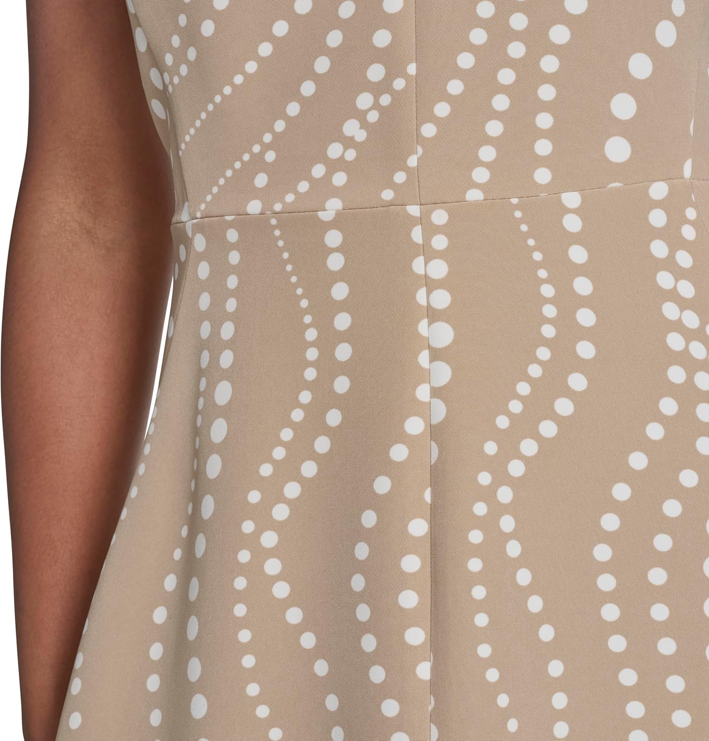 Tommy Hilfiger Womens Sleeveless V-Neck A-line Midi Dress - Image 5