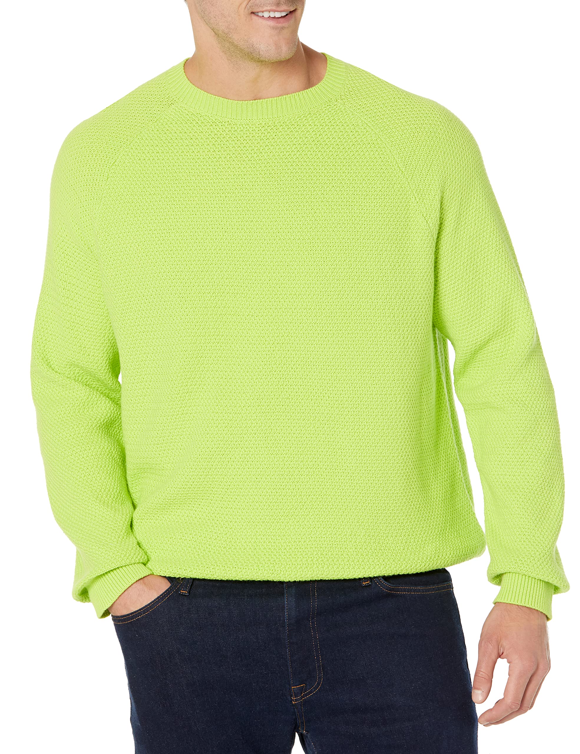 Amazon Essentials Felpa Girocollo Oversize in Cotone Testurizzato Uomo