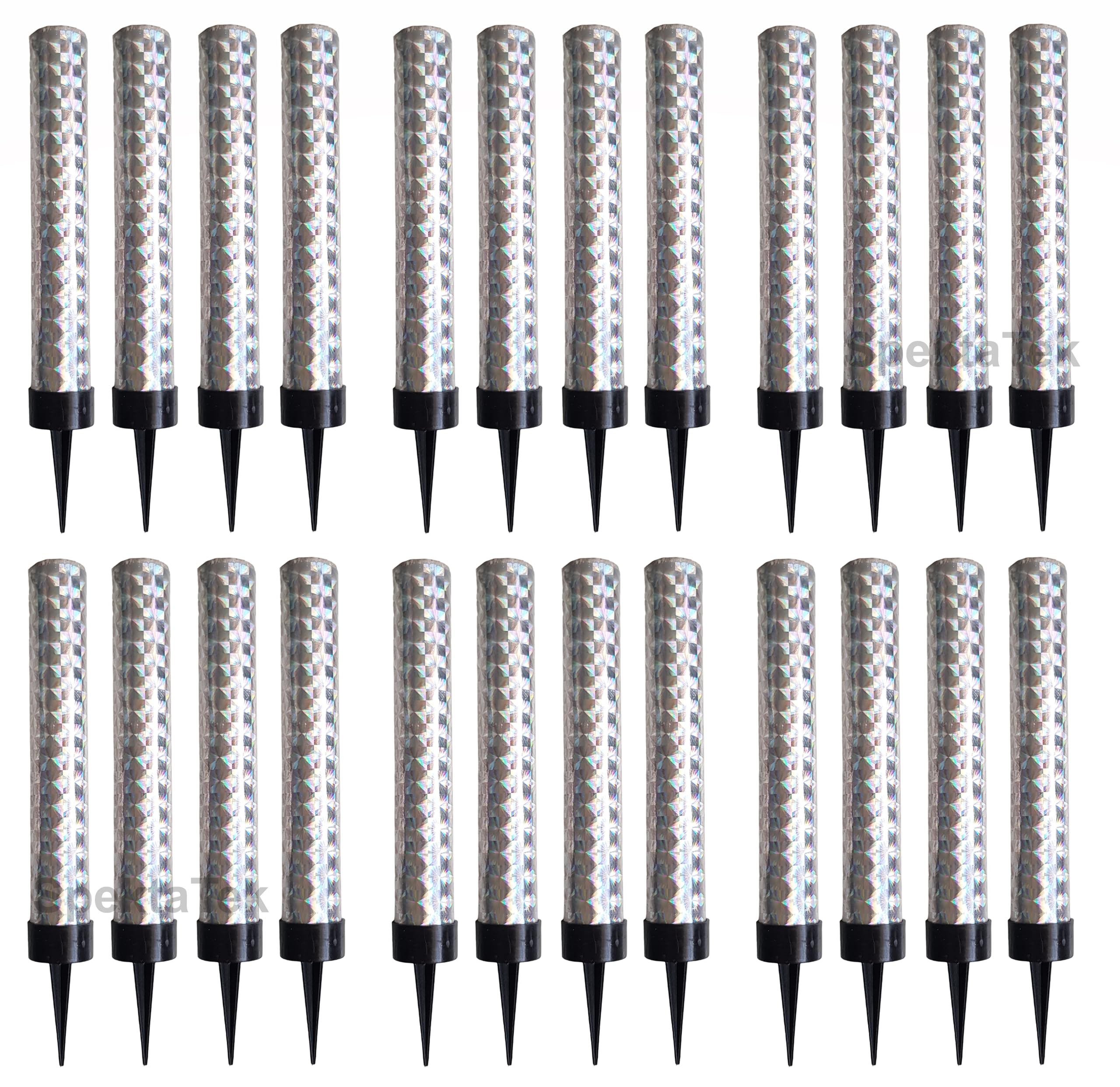 10cm Ice Fountain Sparking Candles 24pk (24pcs) – Premium Quality (Silver)