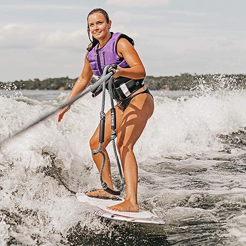 Miniatura 8 de Chaleco de neopreno Wakesurf Comp para mujer, diseñado exclusivamente para wake surf, pero ideal para todas las demás actividades de deportes