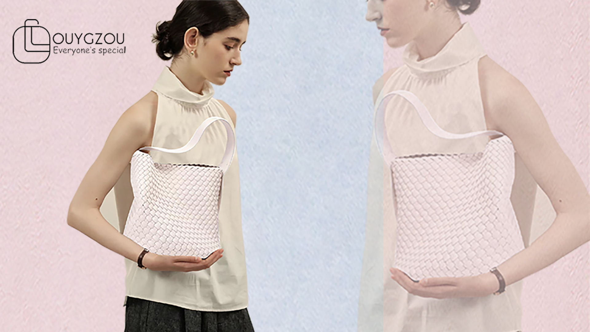 Bolso Tote Tejido para Mujer con Correa Ajustable miniatura 7