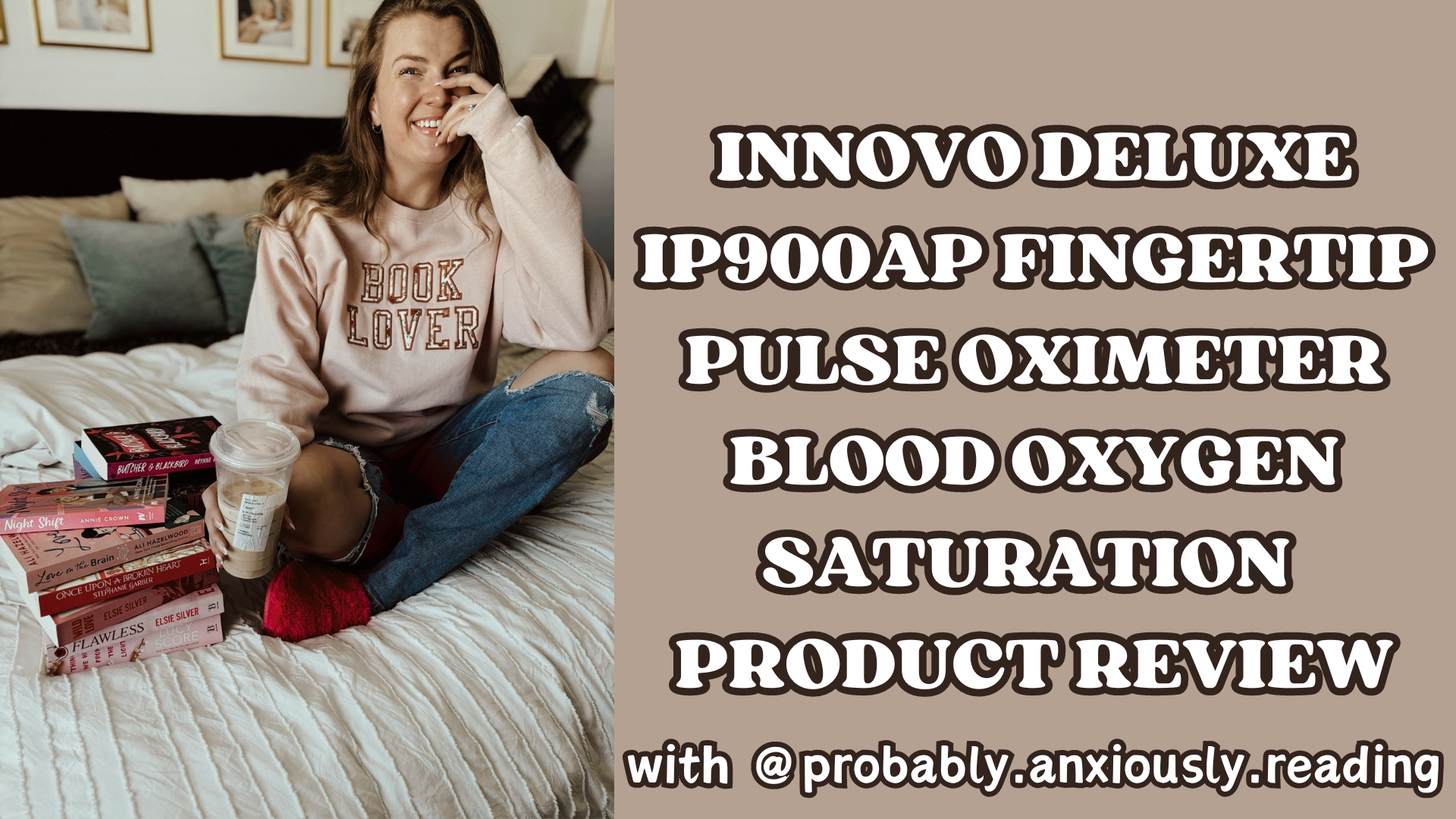 Innovo Deluxe iP900AP Fingertip Pulse Oximeter Blood Oxygen Saturation Monitor with Alarm, Plethysmograph and Perfusion Index