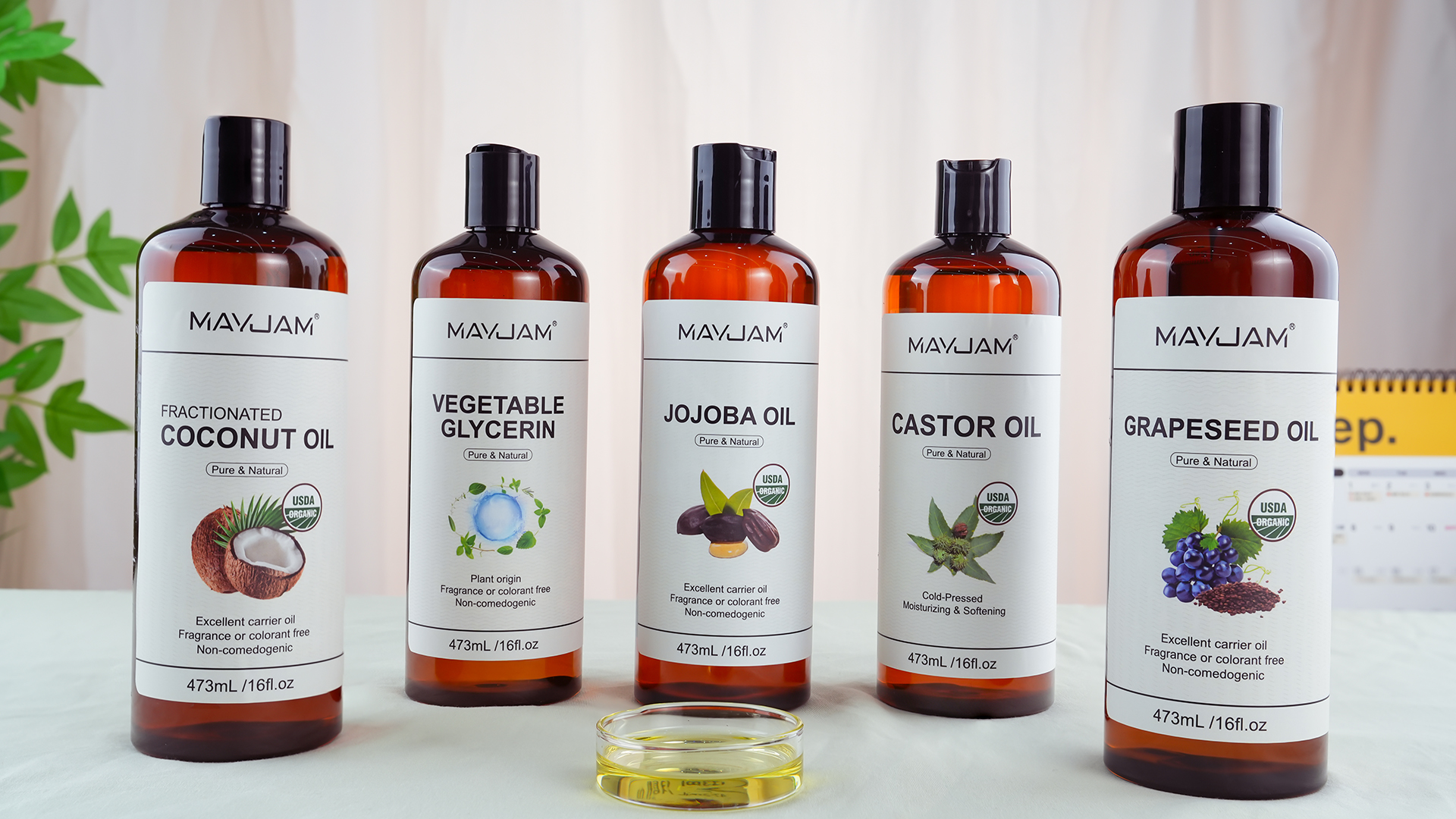 Amazon.com : MAYJAM Organic Fractionated Coconut Oil for Face Skin
