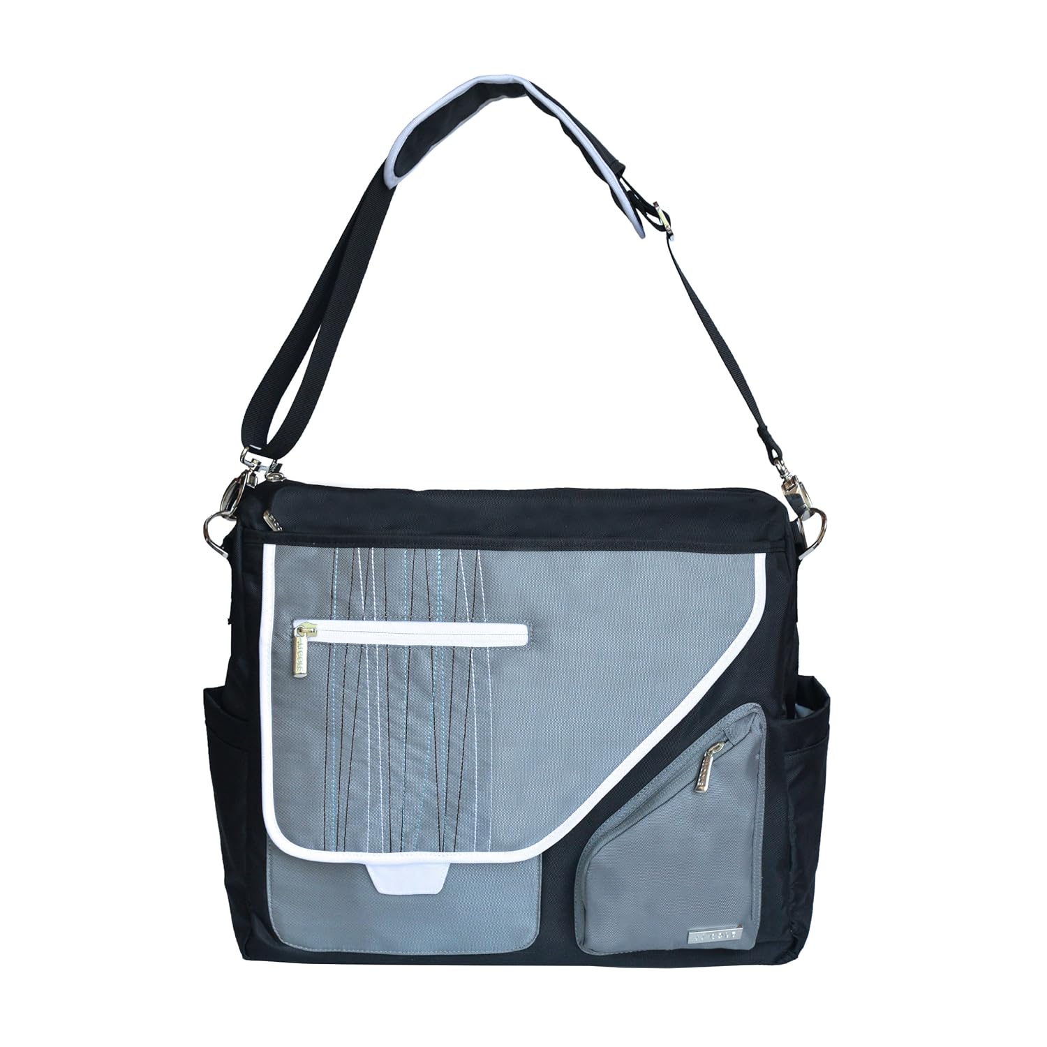 JJ Cole Metra Diaper Bag, Black Stitch
