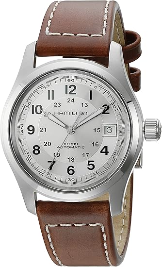 Hamilton Khaki Field Silver Dial Mens Watch H70455553