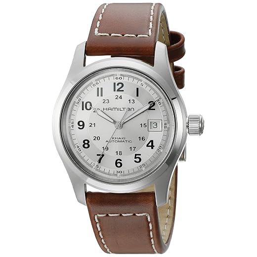 Hamilton Khaki Field Silver Dial Mens Watch H70455553