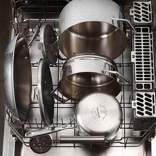 Miniatura 9 de Tramontina 80116024DS - Sartén con tapa y mango de ayuda, de acero inoxidable, con revestimiento de triple capa, 4 cuartos