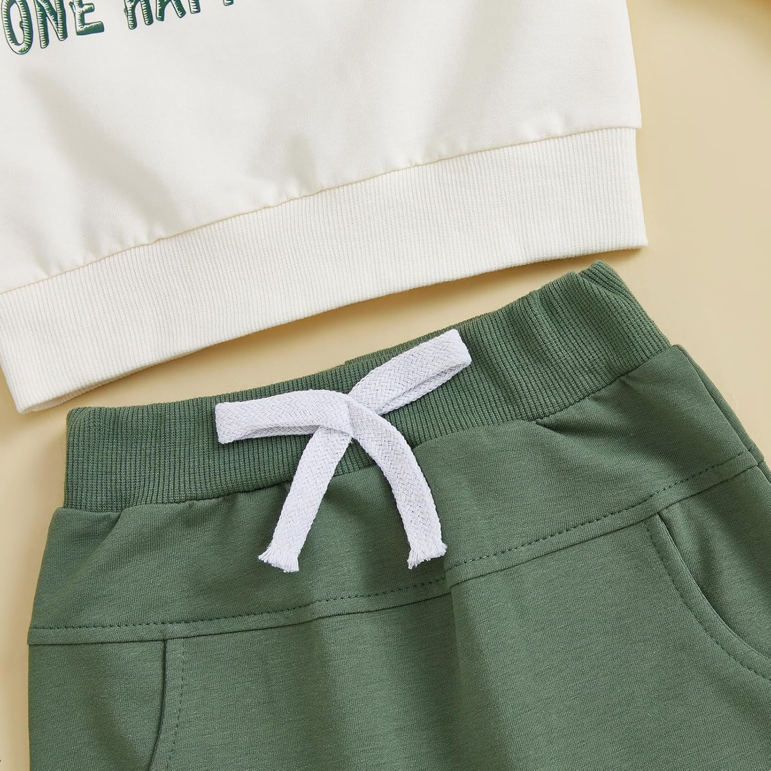 2Pcs Baby Boy 1st Birthday Outfit One Happy Camper Sweatshirt Long Sleeve T-Shirt Tops Pants Set Camping Fall Clothes - Image 5