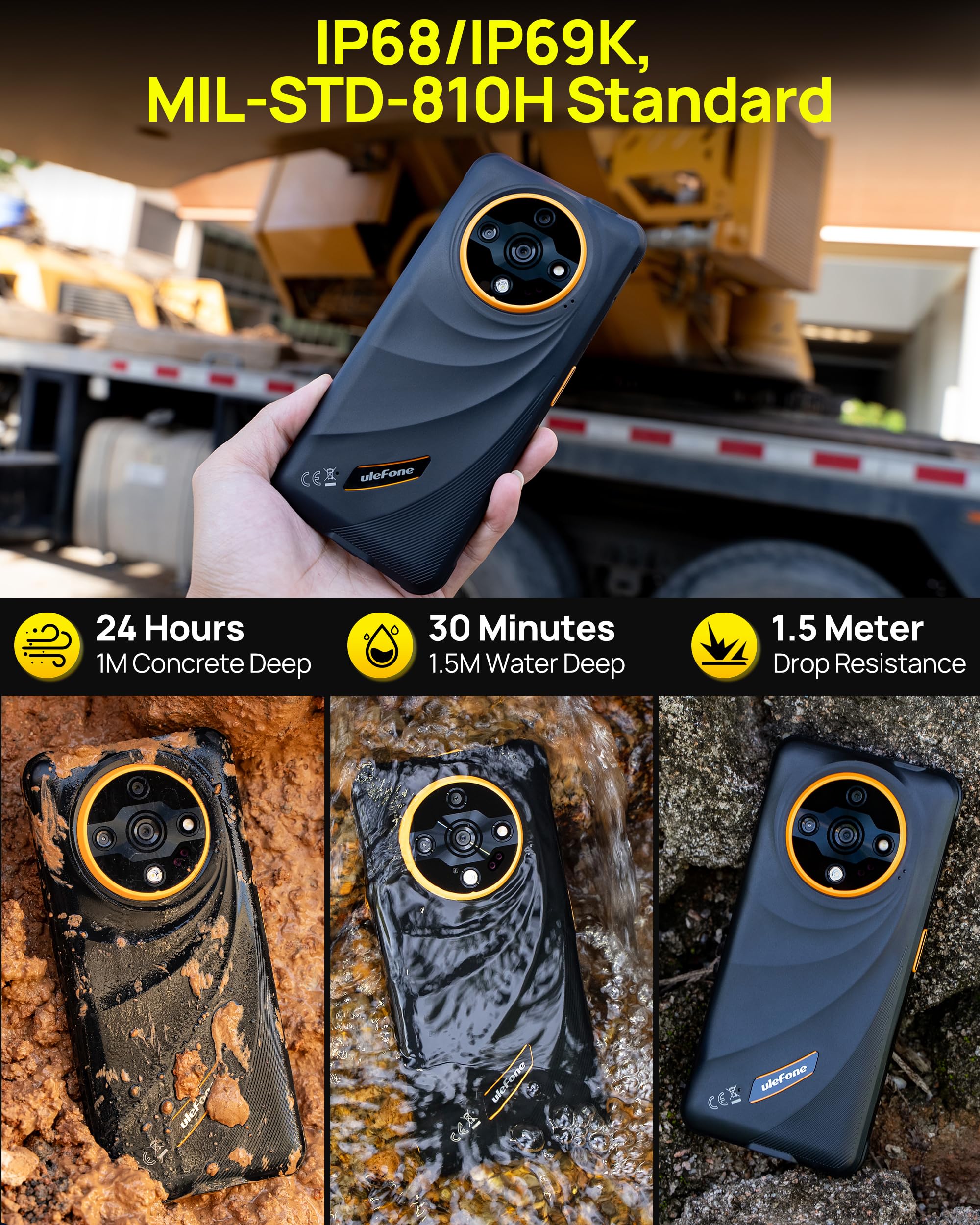 Ulefone Armor X31 Rugged Smartphone 12GB+128GB ROM - Dettaglio