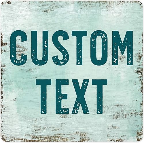 Miniatura 224 de Letrero Personalizado, Letrero de Calle Personalizado, 11 Colores de Fuente, 13 Estilos de Fuente, 4 Opciones de Agujeros, 22 Tamaños, 6x24 Madera