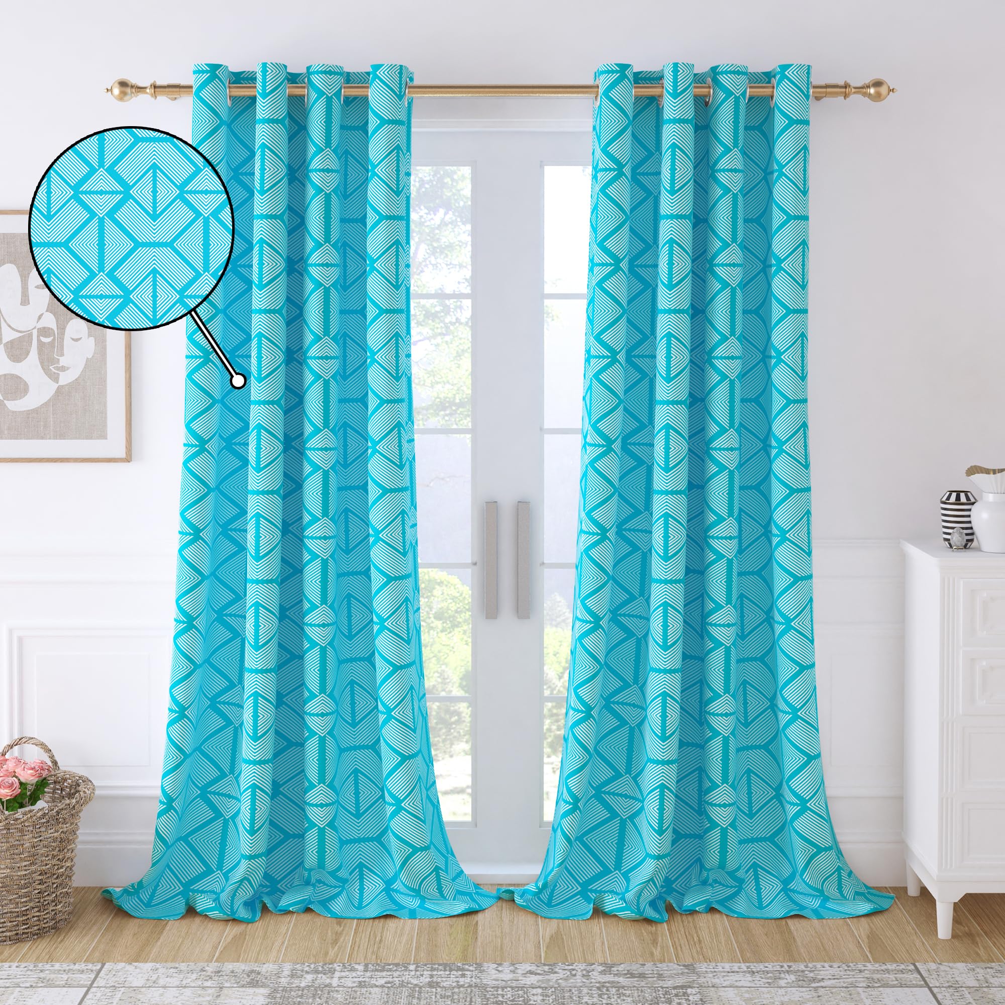 See full amazon price history chart for Story@Home Long Door Curtains 9 Feet Set of 2 | Bohemian 100% Cotton Long Door Curtains | Geometric Design | Light Filtering Curtains for Living Room | (116 x 275 cm, Aqua Blue) | Perfect for Gifting Story@Home Long Door Curtains 9 Feet Set of 2 | Bohemian 100% Cotton Long Door Curtains | Geometric Design | Light Filtering Curtains for Living Room | (116 x 275 cm, Aqua Blue) | Perfect for Gifting (B0CHYXFN6W) Amazon Price History, Amazon Price Tracker
