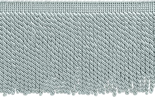 Miniatura 9 de Colección Basic Solid de 6 pulgadas (5.9 in) con flecos de lingotes satinados tradicionales (estilo # BFS6) blanco puro #A1 (blanco brillante)