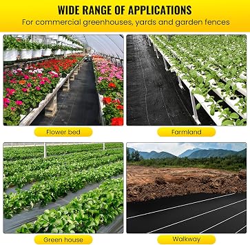 Driveway Fabric, 6.5x300 ft Road Fabric Commercial Weed Barrier Fabric, Landscape Fabric Heavy Duty 3.5OZ French Drain Fabric for Erosion Control,Landscape Fabric,Weed Barrier,Construction Projects