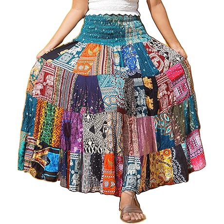 Patchwork Skirt: Bohemian Rhapsody of Colors and Comfort