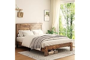 Full Size Wooden Bed Frame: A Rustic Retreat for Sleep and Style