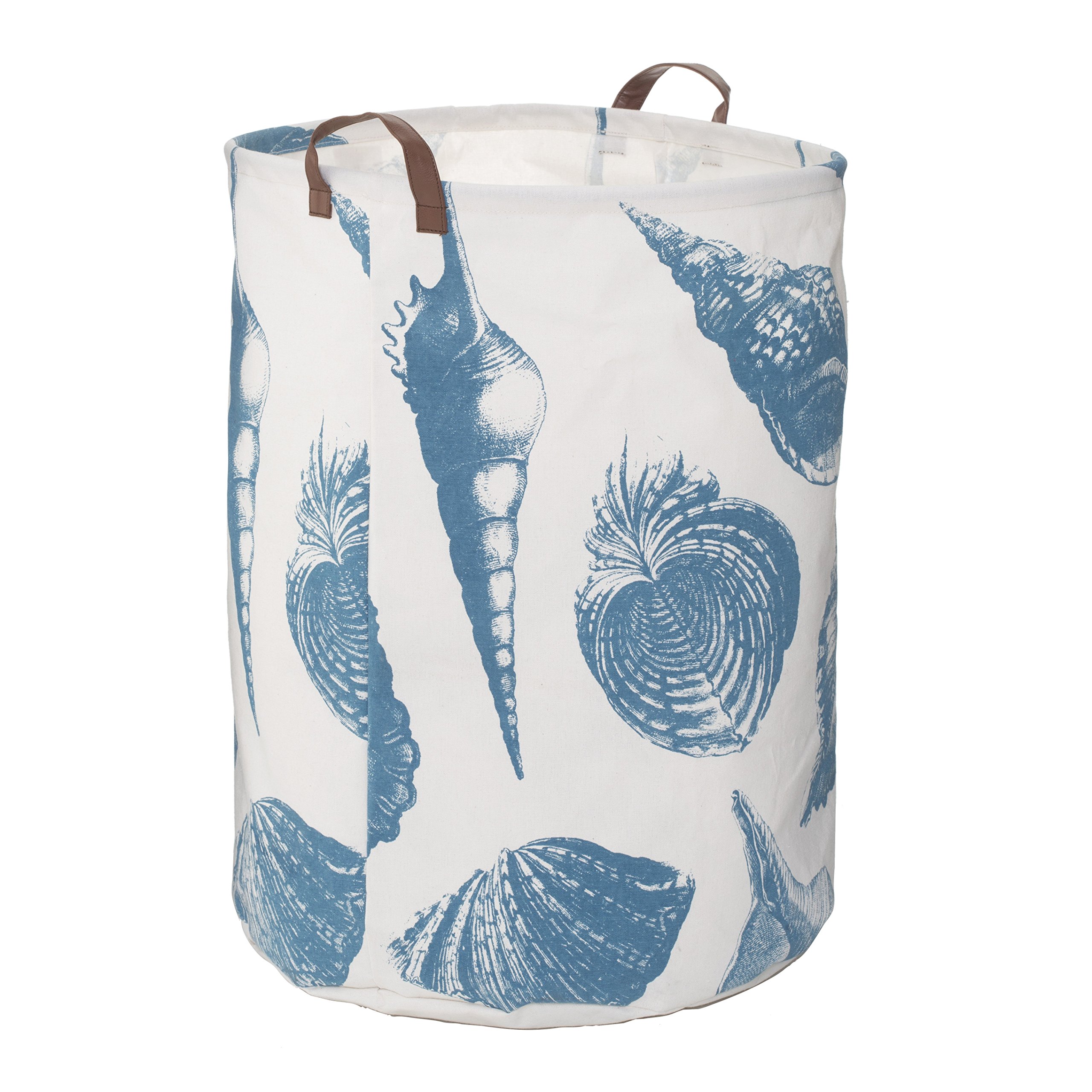 Premier Housewares Echo Laundry Bag Textured Fabric White