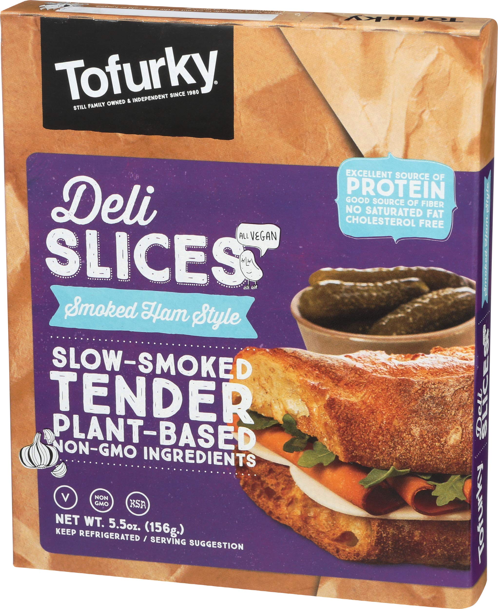 Tofurky, Plant Based Deli Slices Smoked Ham Style, 5.5 Ounce