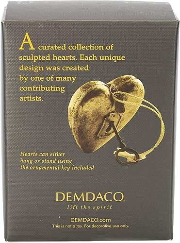 Miniatura 6 de DEMDACO Sisters By Heart - Decoración de recuerdo de resina en forma de corazón amarillo de diente de león 4 x 3