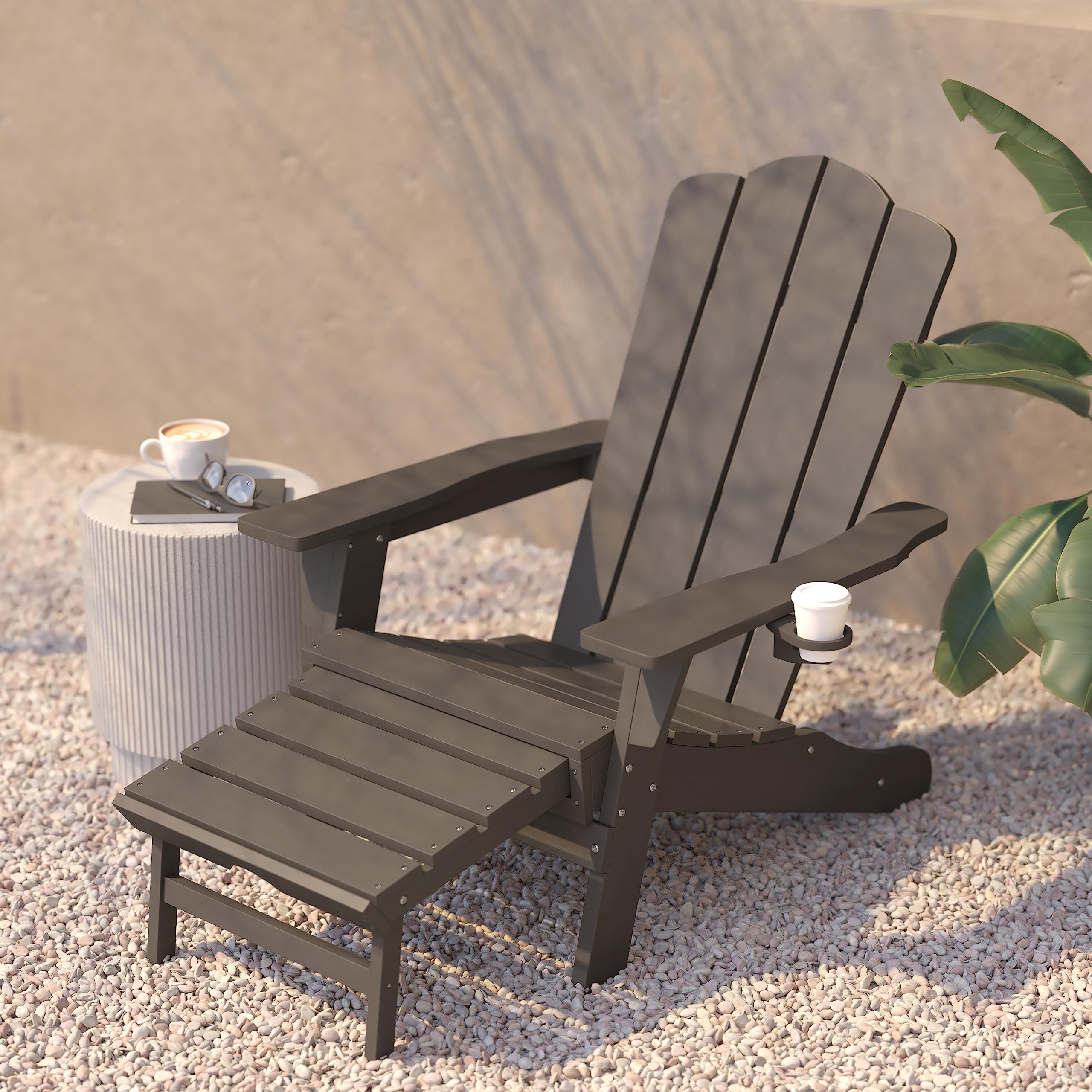 resin adirondack chair ottoman