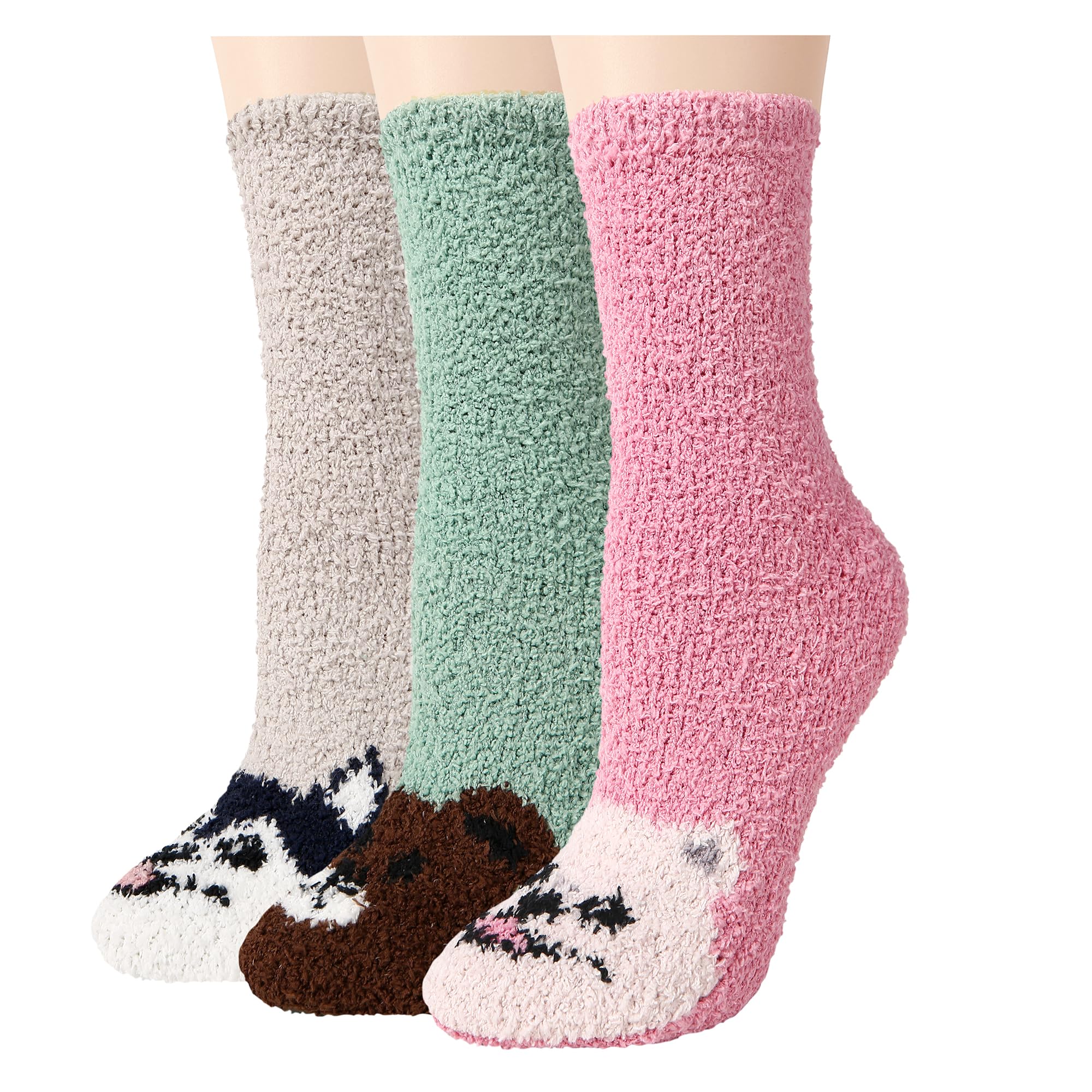 Benefeet Sox Womens Fuzzy Socks Girls Cute Slipper Sock Funny Fluffy Winter Warm Soft Cozy Plush Indoor Sleep Sock