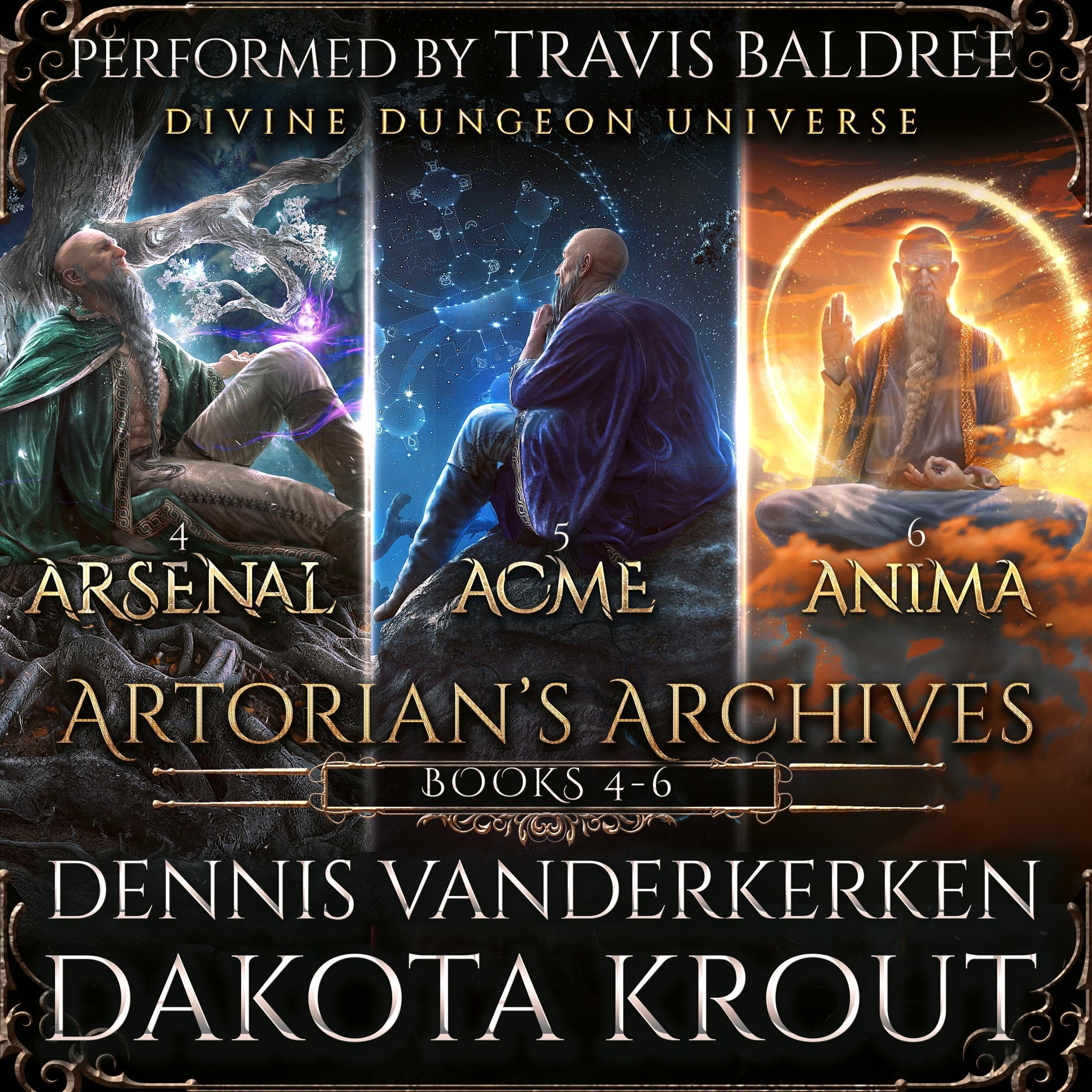 Artorian's Archives Omnibus Vol. 2: Books 4-6 in a Divine Dungeon Series