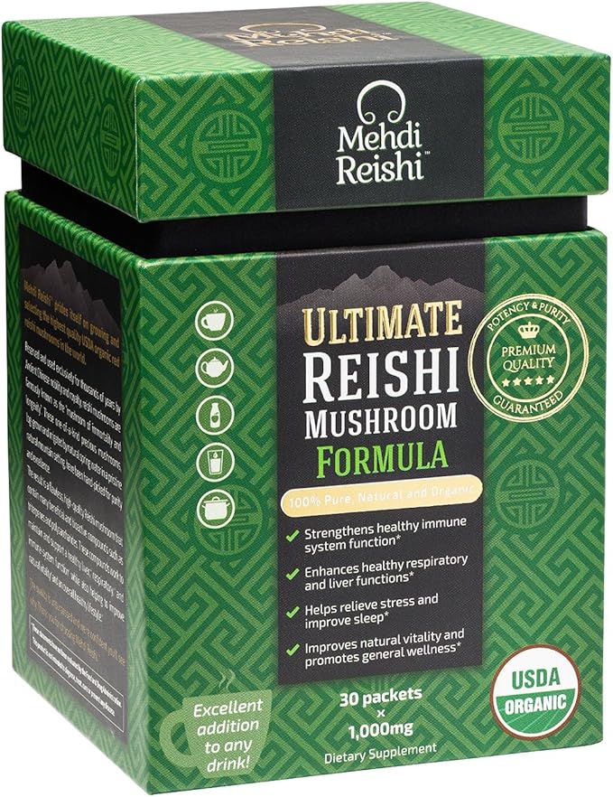 Mehdi Reishi Ultimate Reishi Mushroom Formula 30 Servings