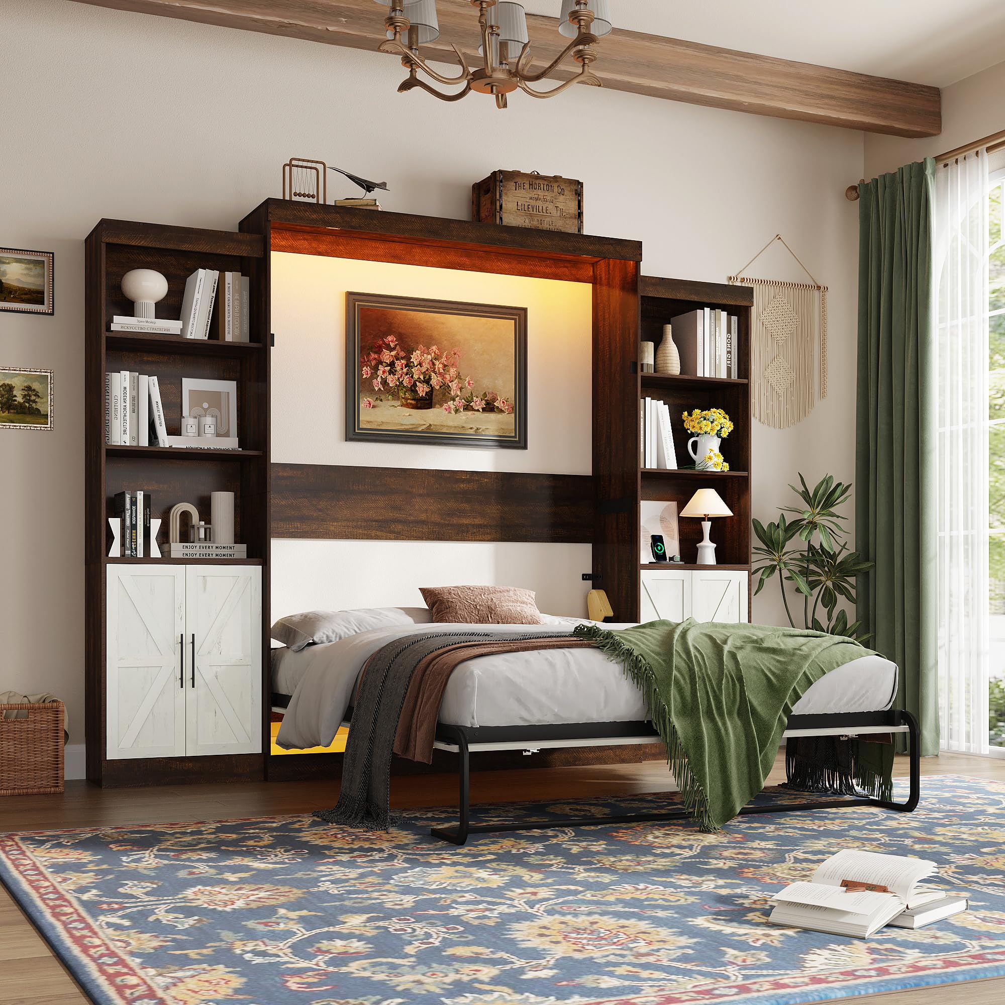 Hlivelood Farmhouse Murphy Bed