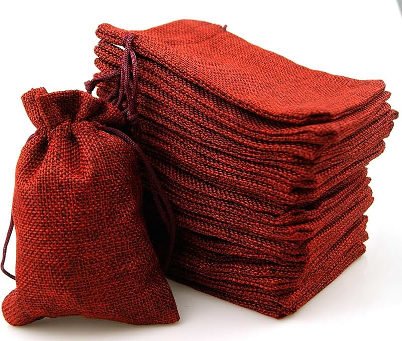 Amazon.co.uk small hessian bags