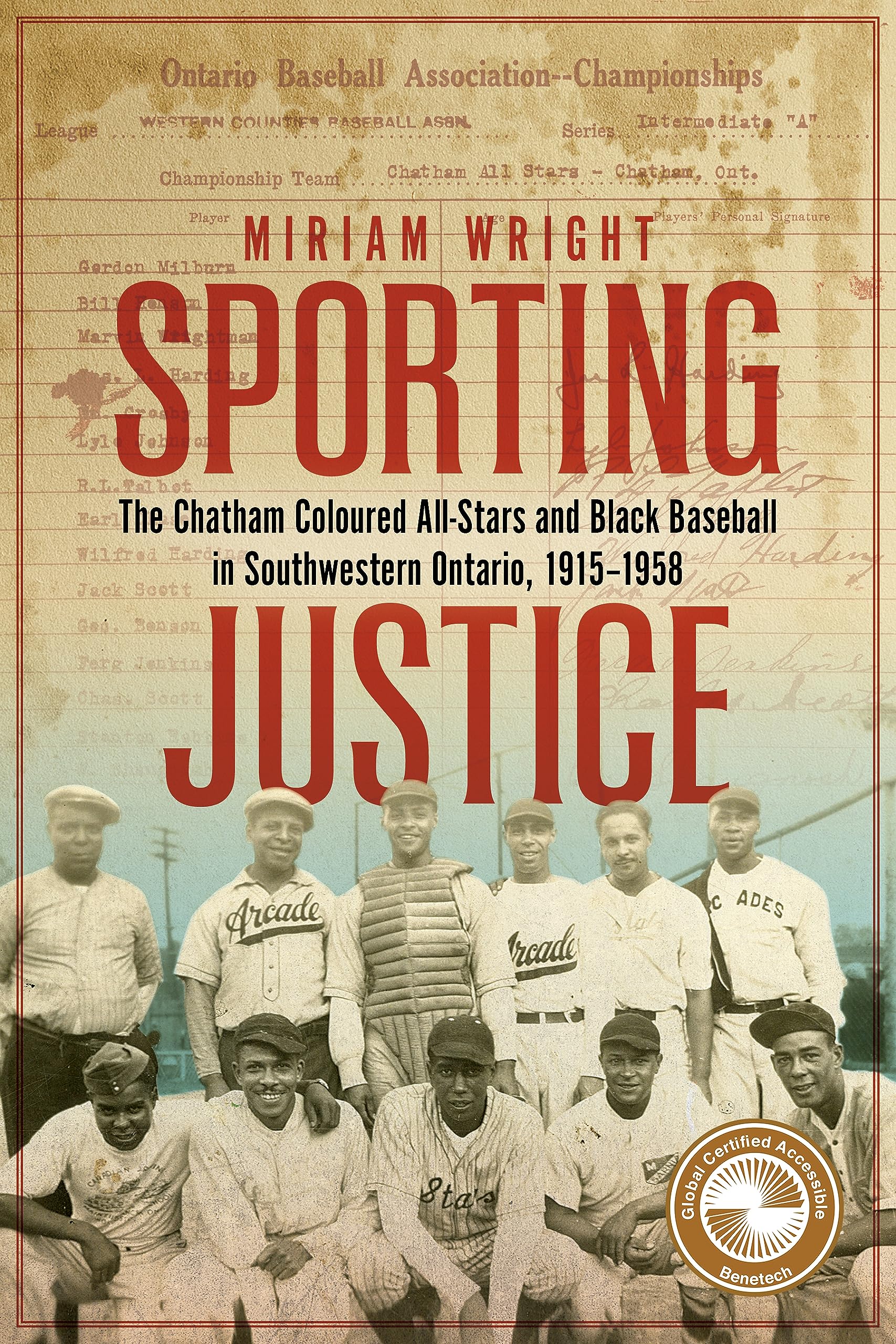 Sporting Justice: The Chatham Coloured All-Stars and Black Baseball in Southwestern Ontario, 1915–1958