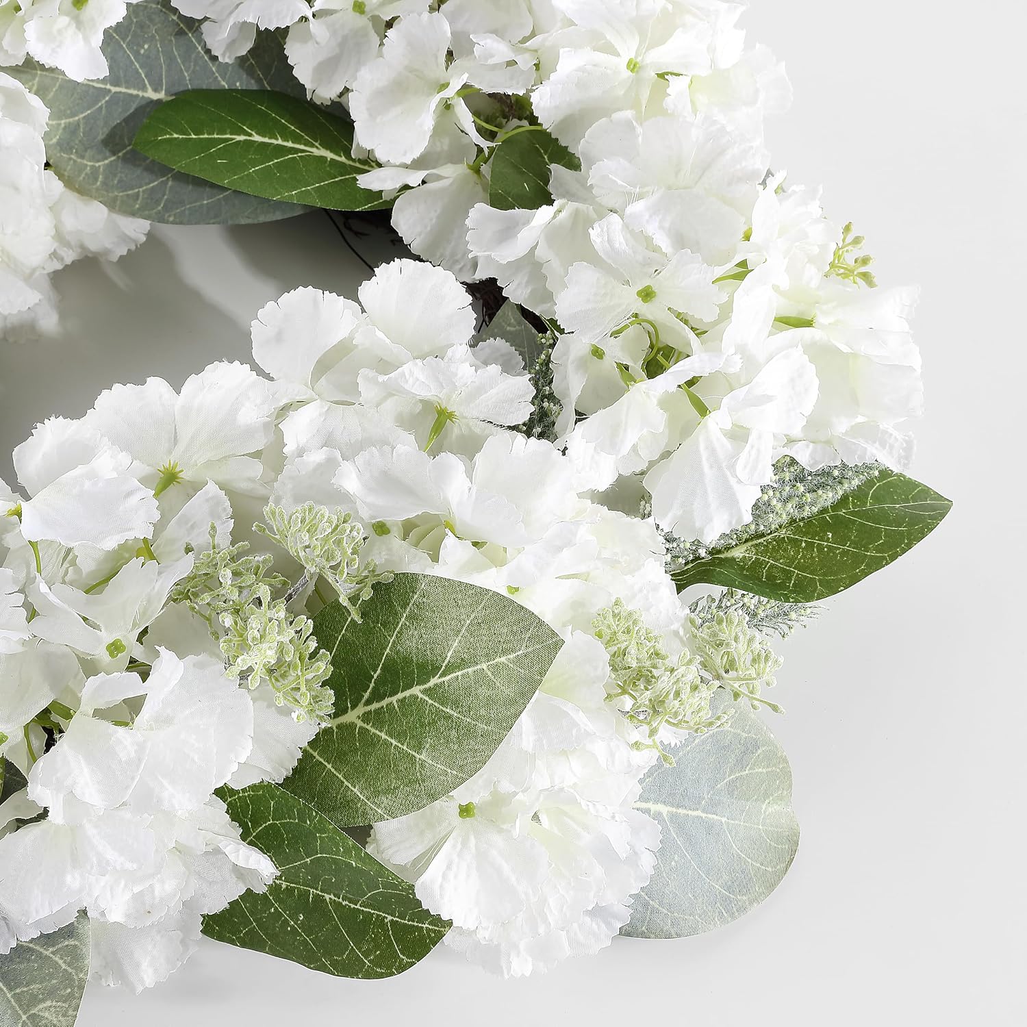 SAFAVIEH Home Collection Faux Artificial 22-inch Hydrangea & Magnolia Decorative Wreath
