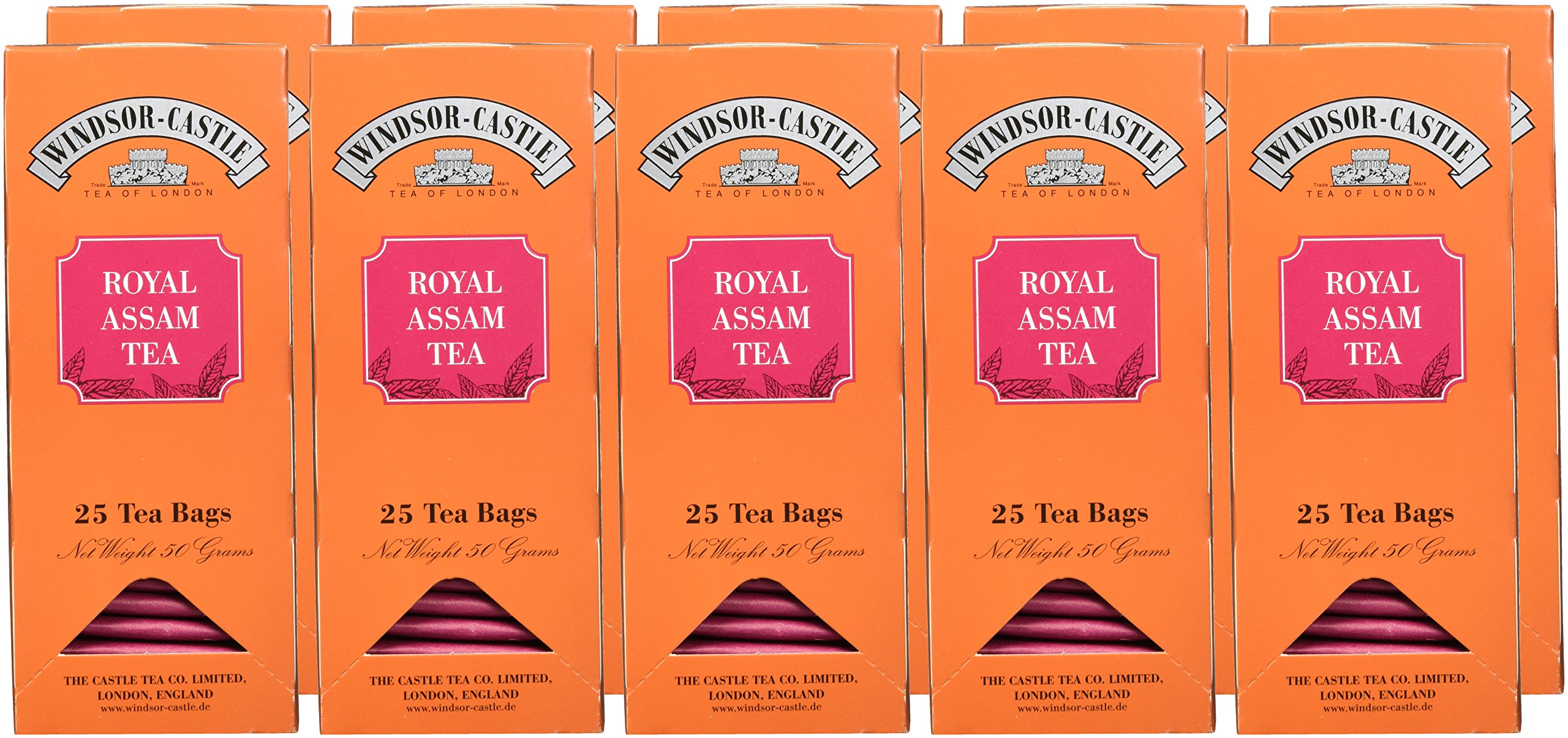 Windsor Tee Schwarzer, 10er Pack (10 x 50 g)
