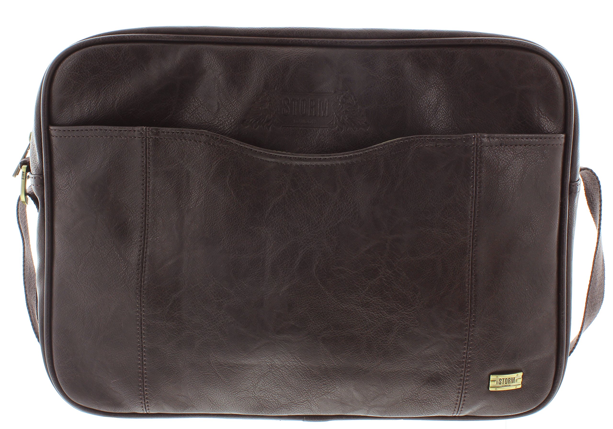 STORMLondon Runaway Messenger Bag Laptop Bag Work Men's Leather