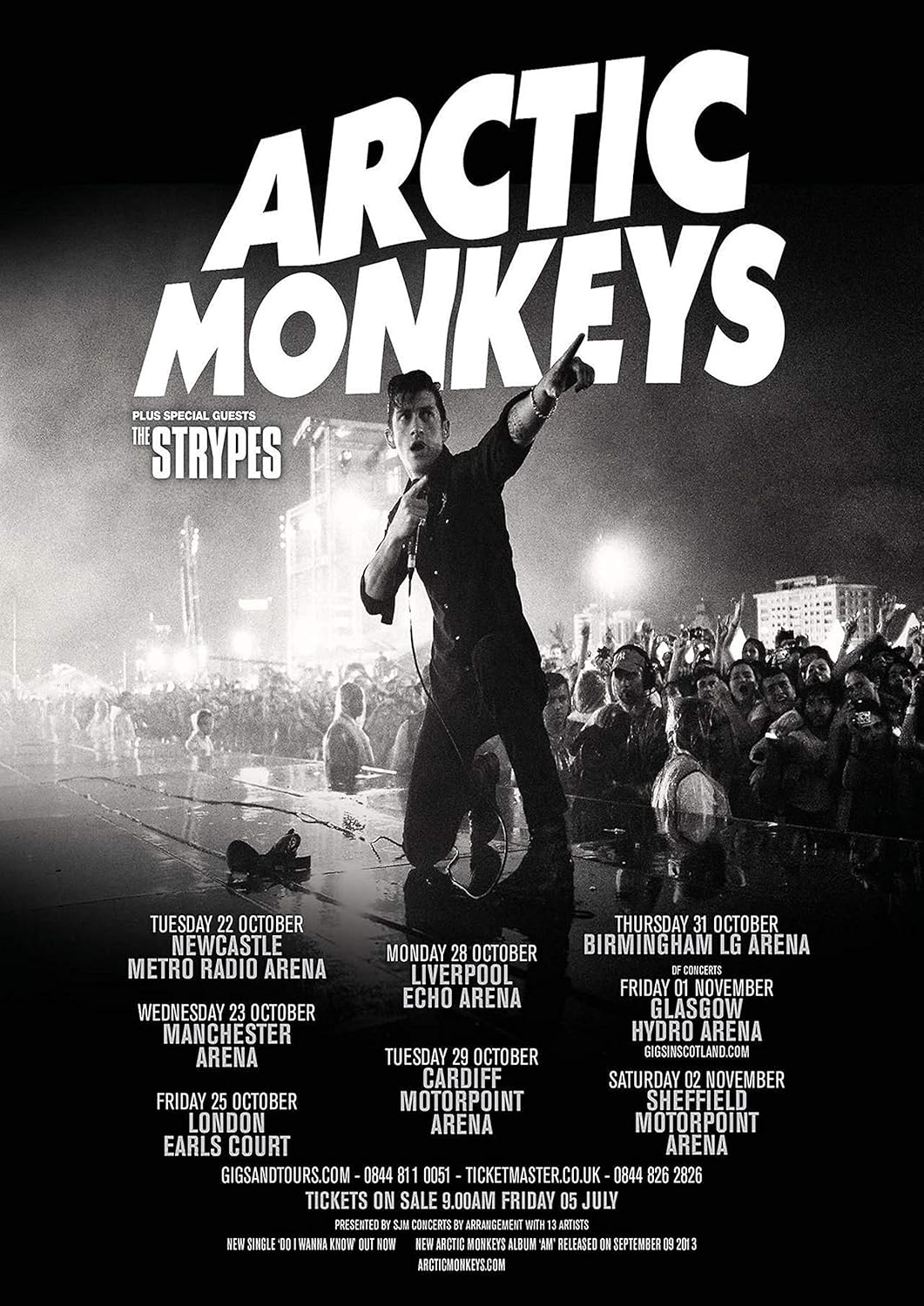 Póster de Arctic Monkeys (59,4 x 42 cm), tamaño A2