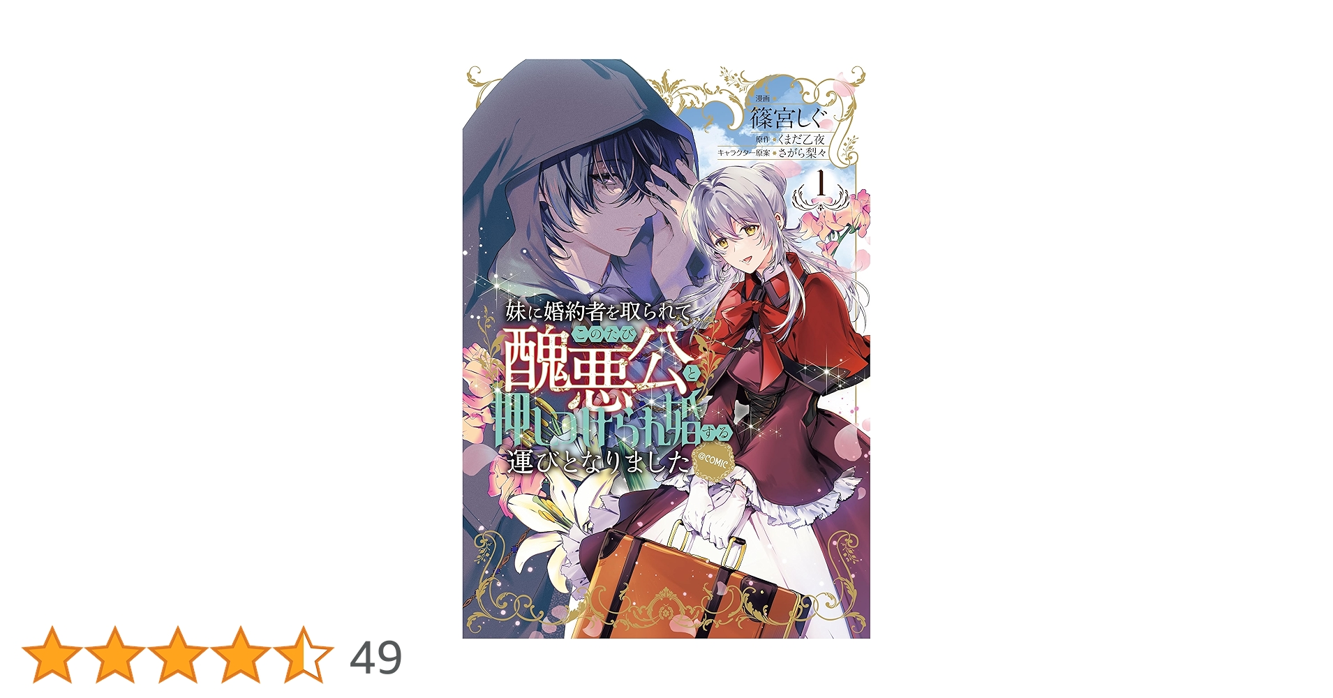 妹に婚約者を取られて、このたび醜悪公と押しつけられ婚する運びとなりました1 妹に婚約者を取られてこのたび醜悪公と押しつけられ婚する運び