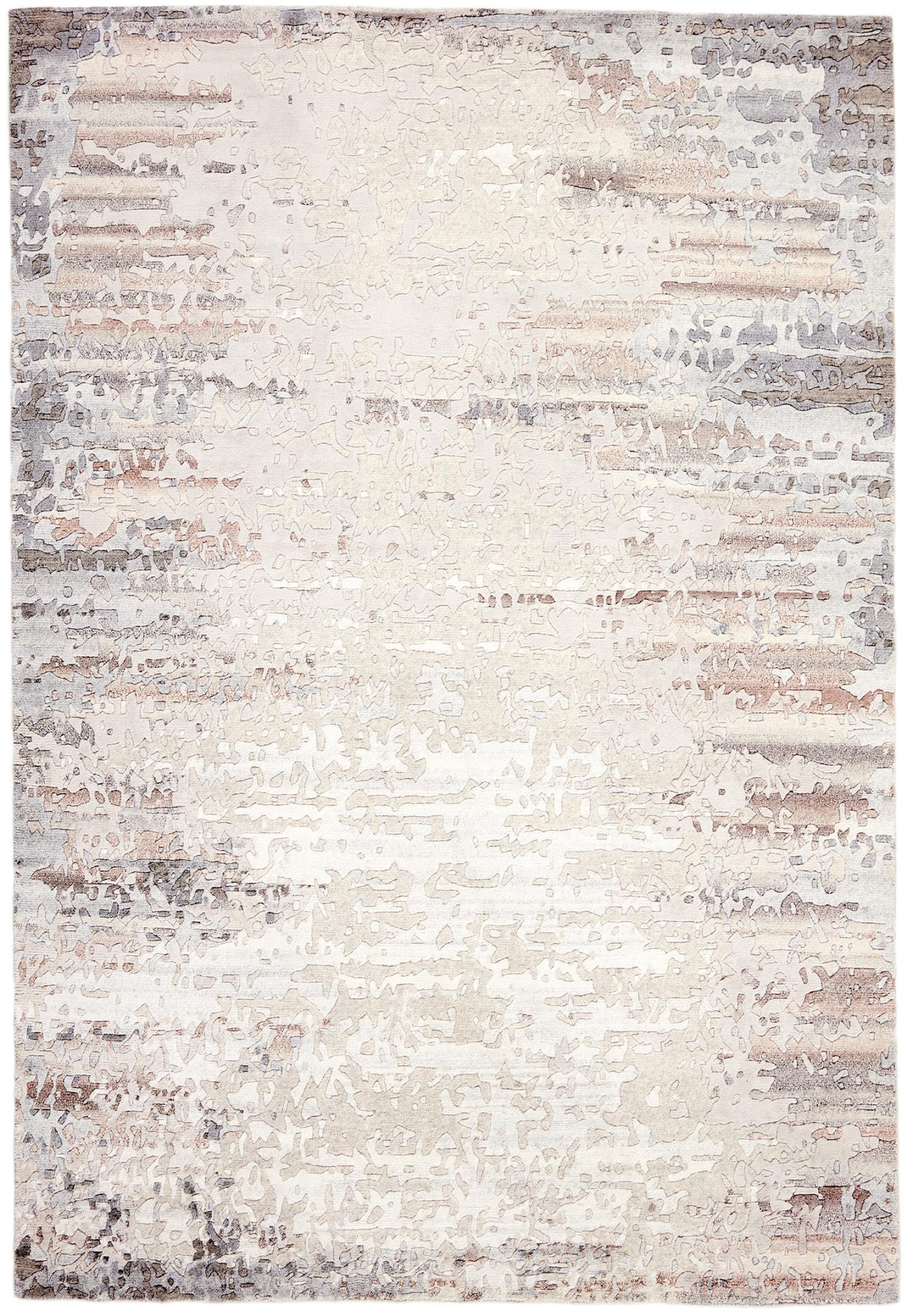 Tapis design Mila Feel en laine d'Inde, l'art du noué à la main moderne pour un sol unique