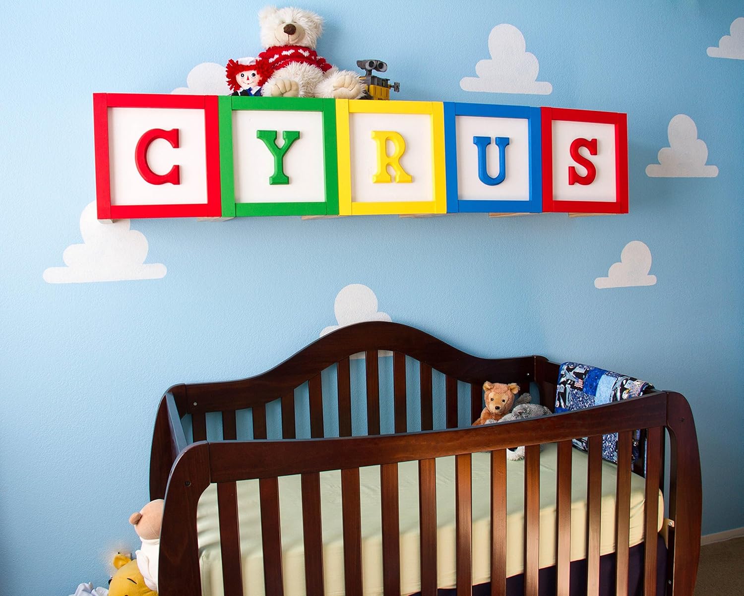 Cloud Stencil Set for Wall Decor: Reusable Stencils for a Kid’s Toy Story Room or Andy’s Room Nursery, 2-Pack Includes 1 Large and 1 Small Cloud Stencil