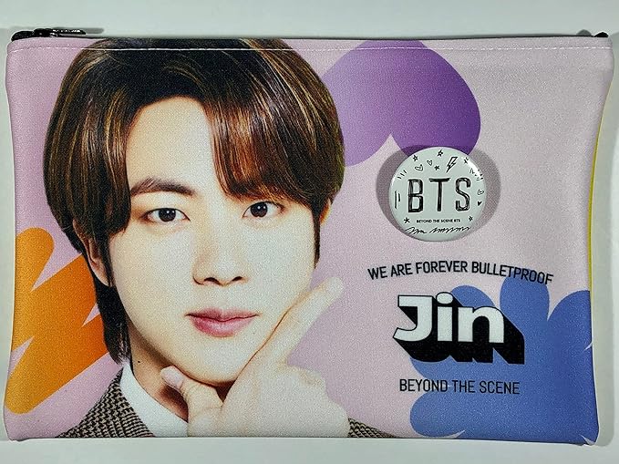 Amazon Tradeplace Jin ジン Bts 防弾少年団 グッズ 缶バッジ付き ポーチ ペンケース コスメポーチ 小物入れ Pouch With Button Badge 韓流 K Pop 韓国製 アイドル 芸能人グッズ 通販 Amazon Tradeplace Jin ジン Bts 防弾少年団 グッズ 缶バッジ付き ポーチ ペンケース コスメポーチ 小物入れ Pouch With Button Badge 韓流 K Pop 韓国製 アイドル 芸能人グッズ 通販