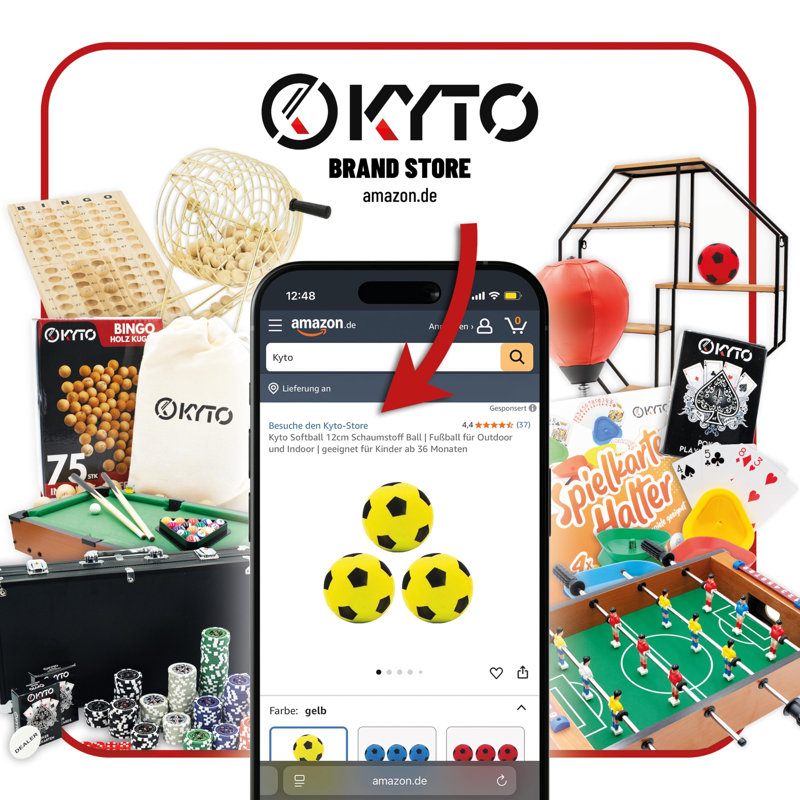 Kyto Zestaw kart bingo 500 sztuk - 500 różnych kart duży zestaw z papieru, dodatkowe karty do tradycyjnej gry, zabawy z przyjaciółmi, rodziną i dziećmi