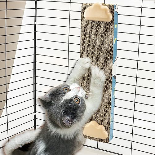 Poste rascador para gato para jaula 40X10CM, jaula montado en la pared gato Rascador, Rascador de cartón, SCR-40X10CM-3.3CM