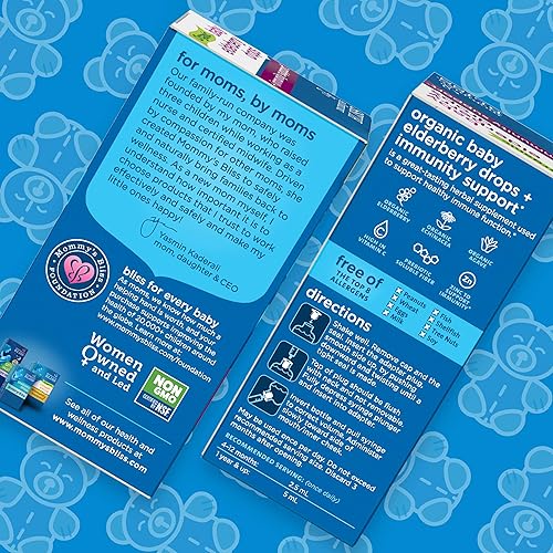 Miniatura 8 de Mommys Bliss Gripe Water Original - Agua anisada original 4 fl oz paquete de 2 con gotas de saúco orgánico para bebé 3 fl oz paquete de 1